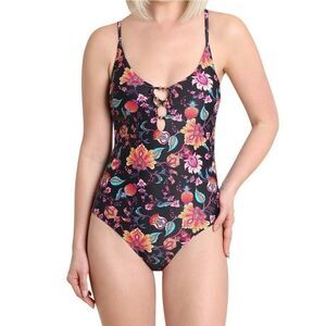 Nanette Lepore Val V-Neck One Piece Swimsuit Swim